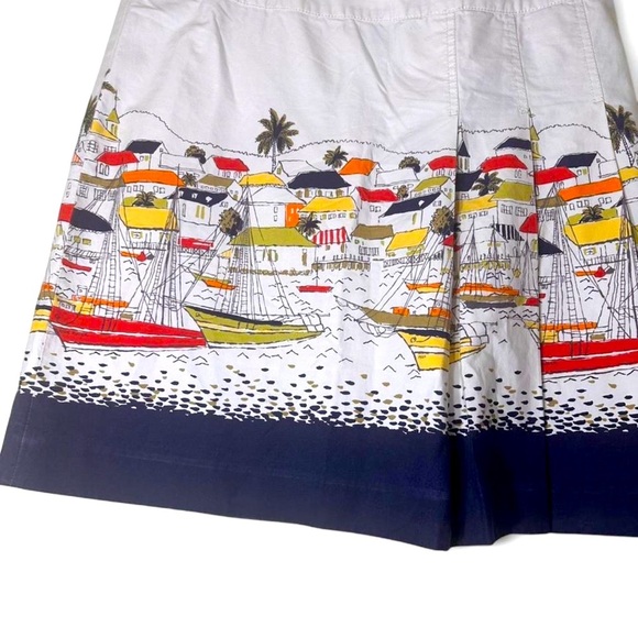 Eddie Bauer Sail boat pleated 100% cotton nautical boating sail size 14 - Picture 2 of 10